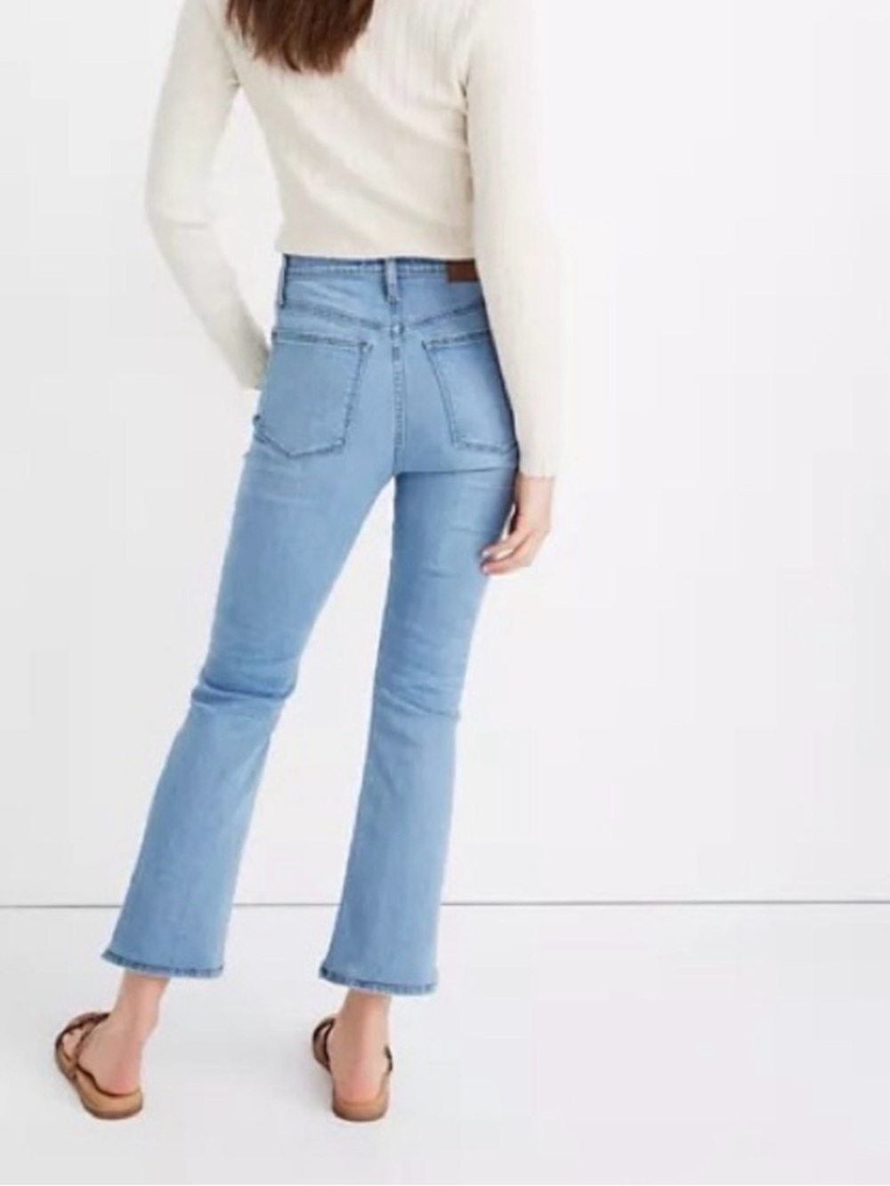 Madewell Cali Demi Boot Button Fly Jeans
